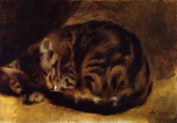 皮埃爾 奧古斯特 雷諾阿 Sleeping Cat 皮埃爾 奧古斯特 雷諾阿 Sleeping Cat